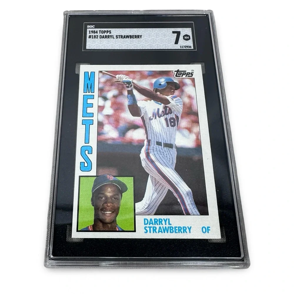 1984 Topps Darryl Strawberry #182 New York Mets SGC 7 NM Baseball Card